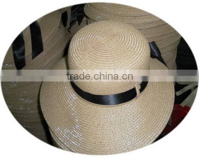 2015 Cheaper First Grade creative sun visor golf straw hat
