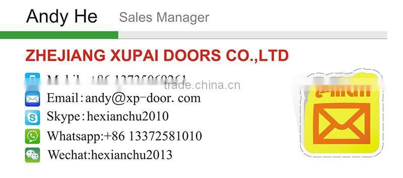 Made in china nice quality doors with blind