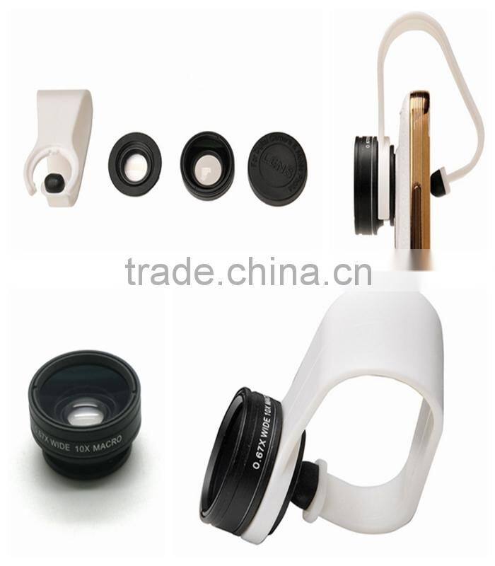 mobile phone zoom lens 10x macro Lens no dark corner shadow wide-angle lens for iphone samsung htc xiaomi