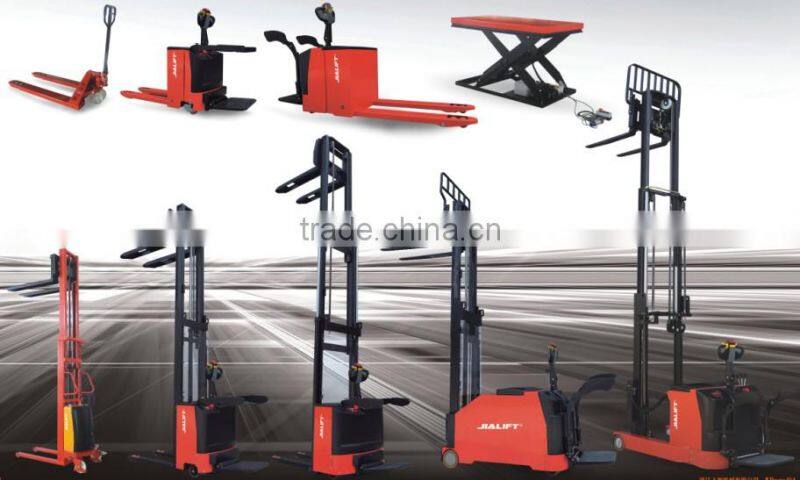 Semi-electric Stacker with Fixed Legs