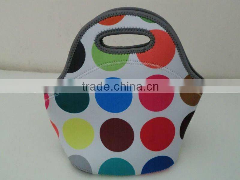 Promotional neoprene lunch bag with your brand logo,lunch bag for office