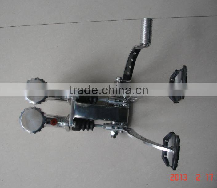 brake Pedal custom processing racing ATV OEM / ODM aluminium car brake pedal