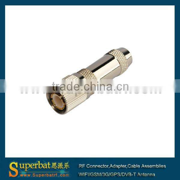 75 Ohm 1.6/5.6 rf connector Plug Straight Crimp for RG 316,LMR 100