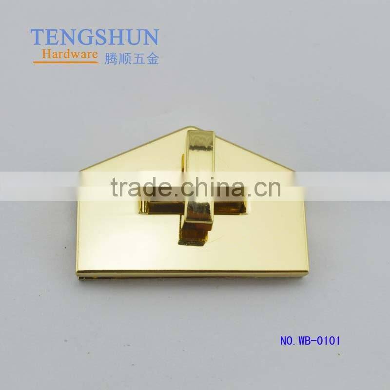 fasional zinc alloy turn lock for purse new style metel accessories for bags