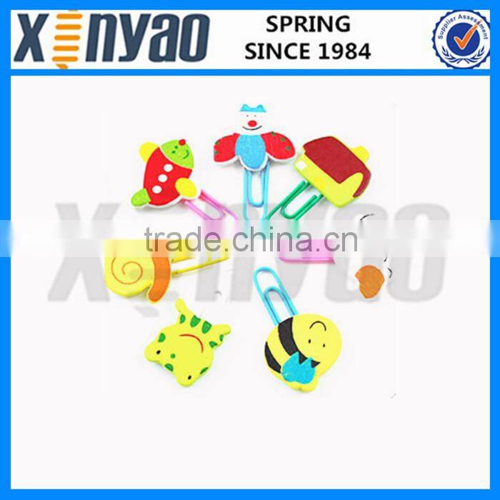 Custom PVC cartoon characters paper bookmark