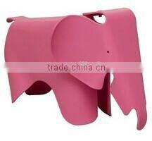 heated kids garden chair with colorful elephant PP children chairs