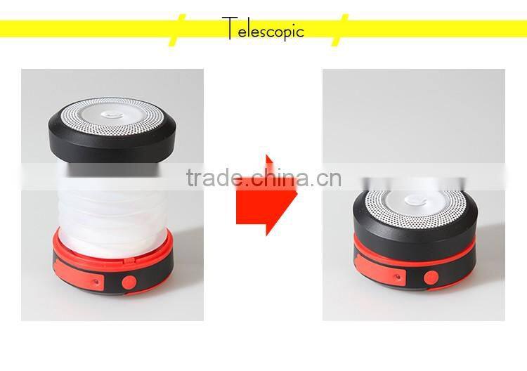800mah Solar Power Bank LED Camping Lantern/ Collapsible Mobile Phone Charger Flashlight