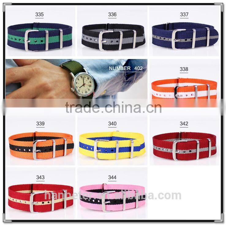 2015 Hot Selling and Top Quality nylon strap watch for gift