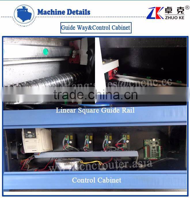 Hot Sale CNC Engraving Machine For Wood Acrylic MDF ZK-6090 With 4 Axis&Vacuum Table&Dust Collector