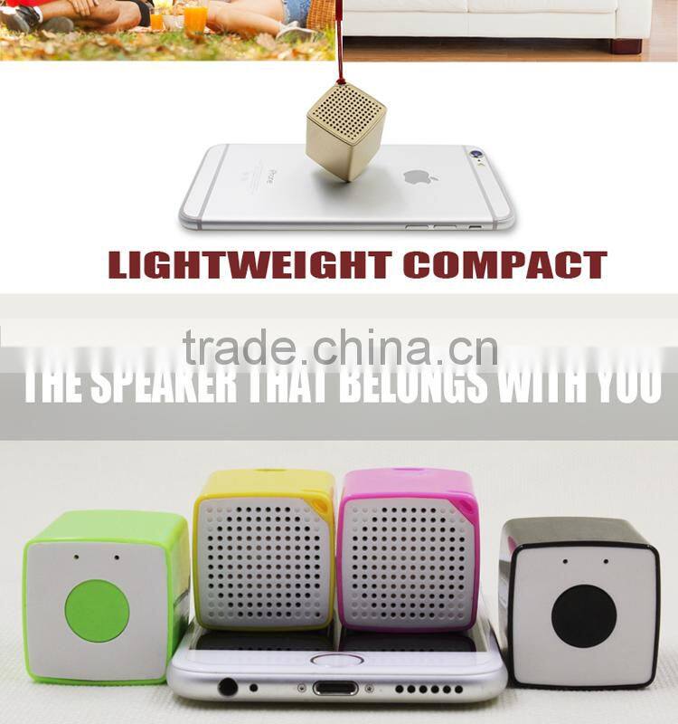 New portable high quality wireless speaker, amazing mini bluetooth speaker with logo