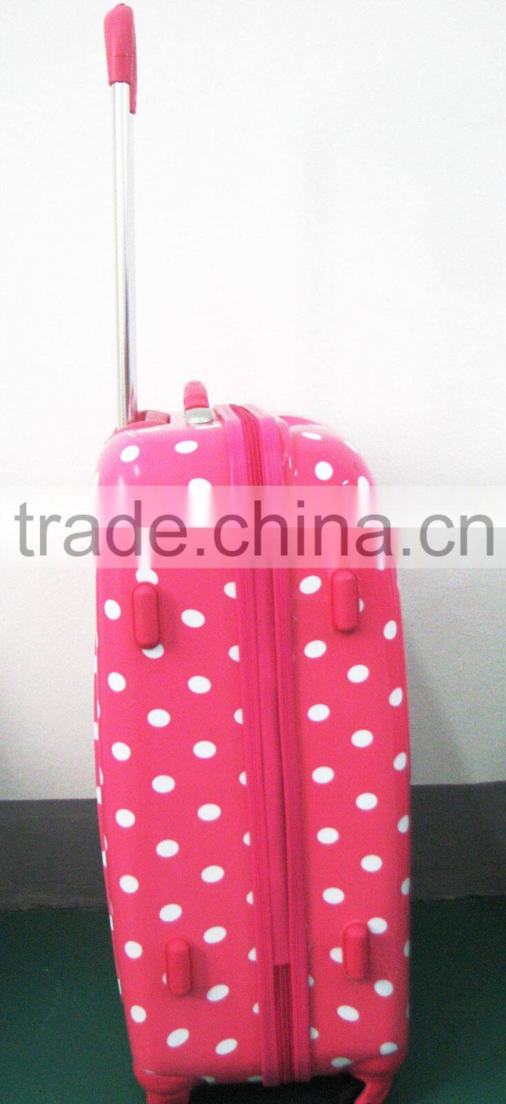 Business Quality Vintage ABS+PC Bright colorful trolley luggage set