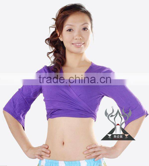 Hot Cotton Sexy Belly Dance Top, Belly Dancing Top for Practice, Belly Dance Costumes QC1378