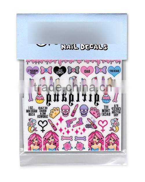 Halloween nail art decals holiday nail art stickers ghost nail decals suppliers