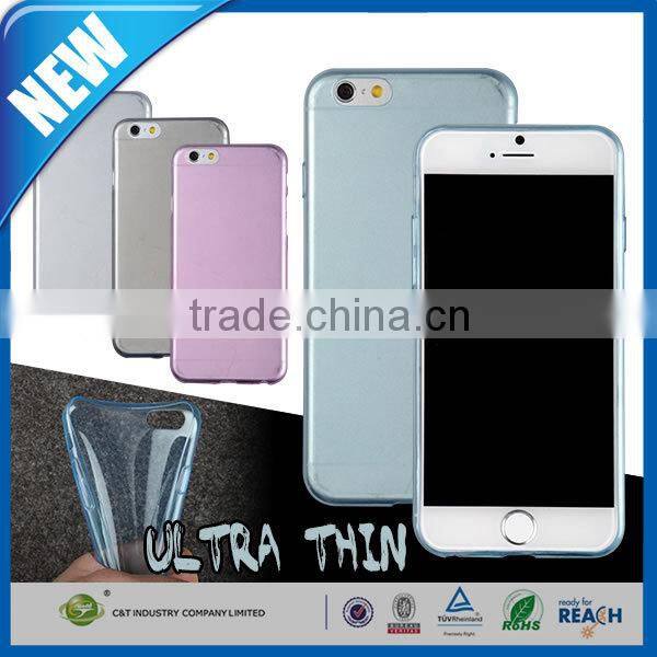 C&T Ultra Thin Slim clear crystal TPU gel Soft back skin case Cover for Huawei Honor 4C