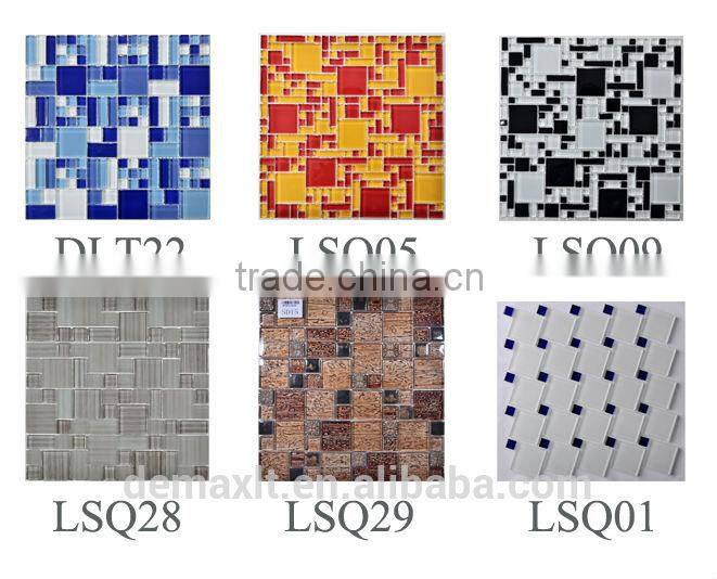 Silver and black mirror stainless steel super strip metal mosaic tile