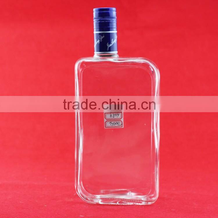 New design glass bottle for liquor empty champagne bottle 16oz wholesale glass bottle