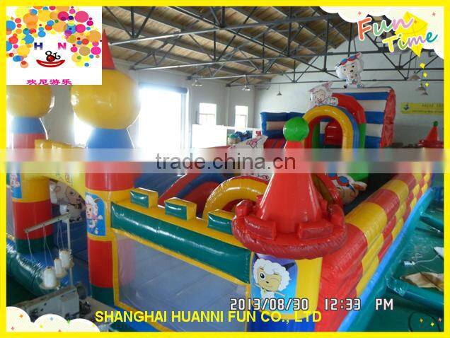2015 new design Inflatable Playground/inflatable castle/amusement park games factory