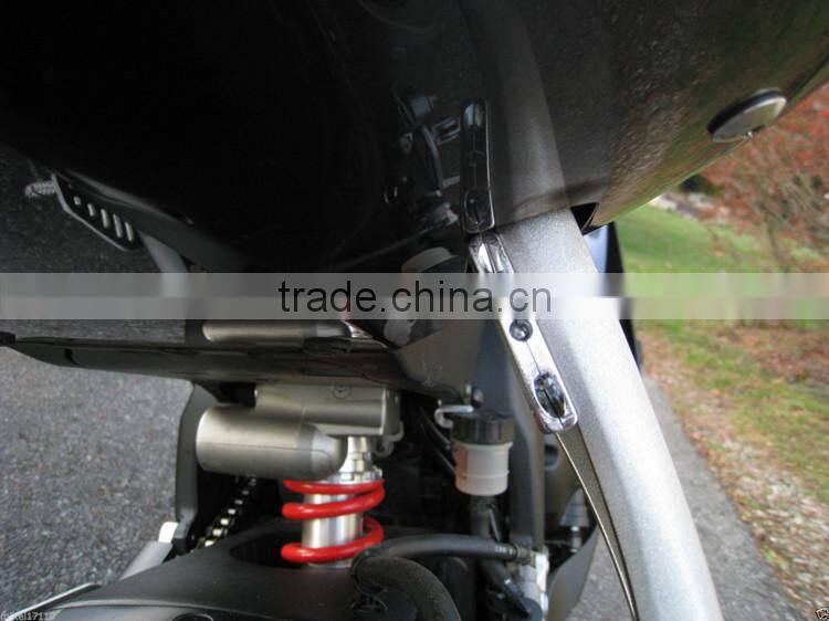 Slim Chrome 3 LED Motorcycle Plate Light License Number Rear Tag Sport Bike