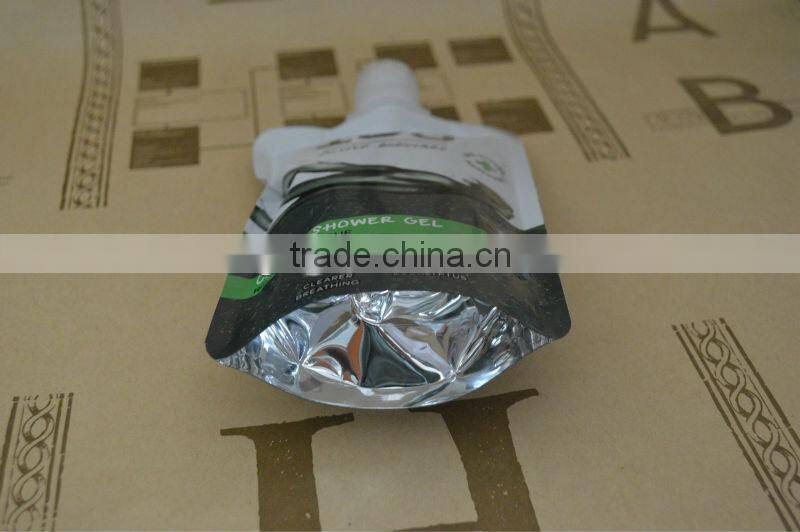 stand up pouch with spout filling machine