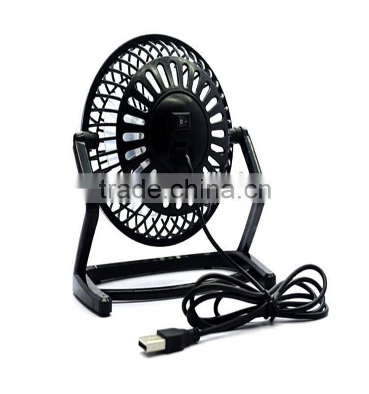 Factory Price 4inch plastic 5v dc usb powered desktop portable mini fan