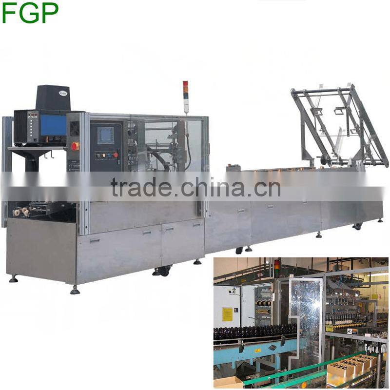 Automatic boxing machine for facial tissue carton packer with glue