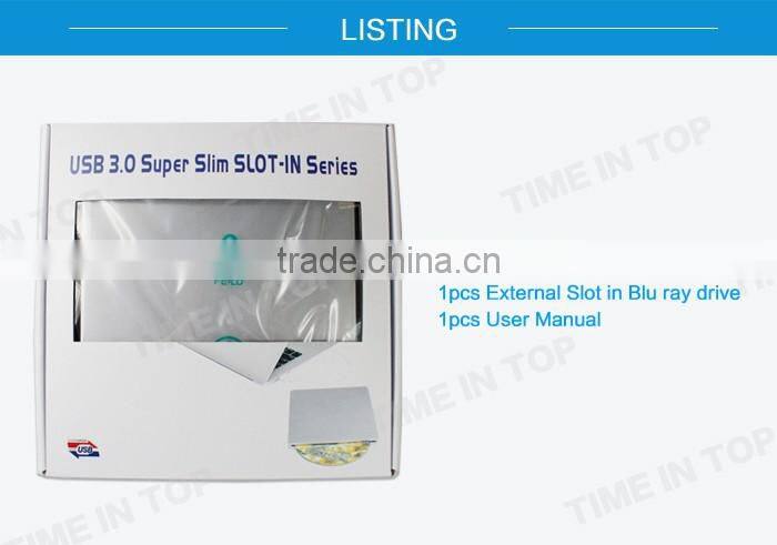 USB3.0 Slot Load Blu-Ray Burner, inside drive: Panasonic UJ267