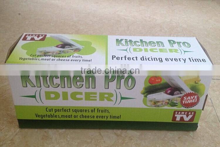 Magic chopper vegetable slicer dicer with container