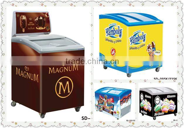 100-1700L chest freezer chest fridge