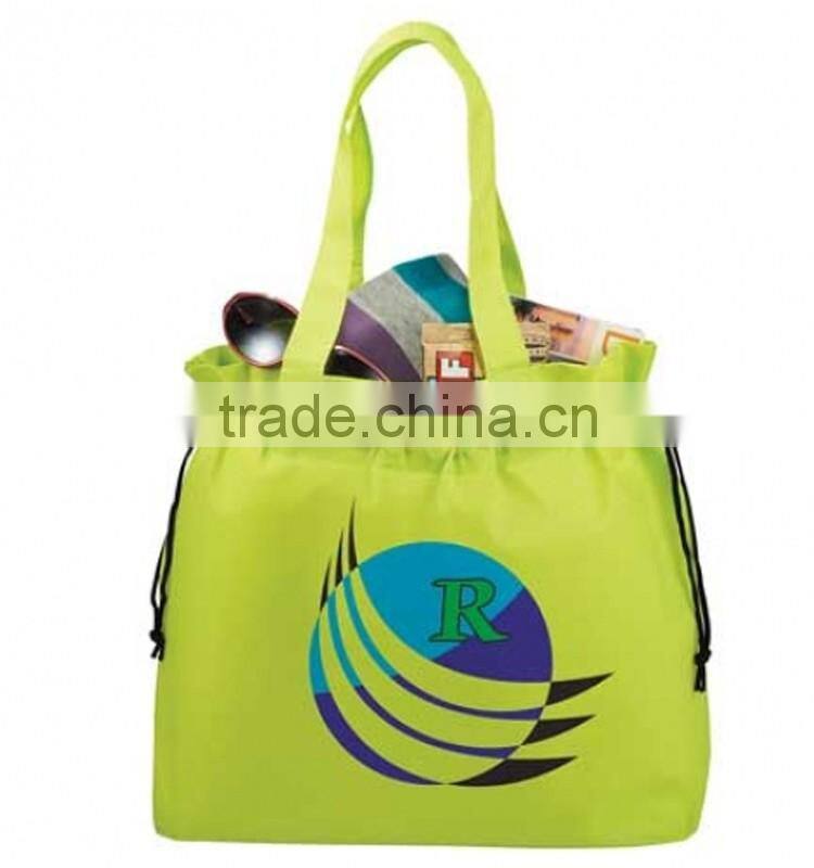 tote non woven drawstring bag
