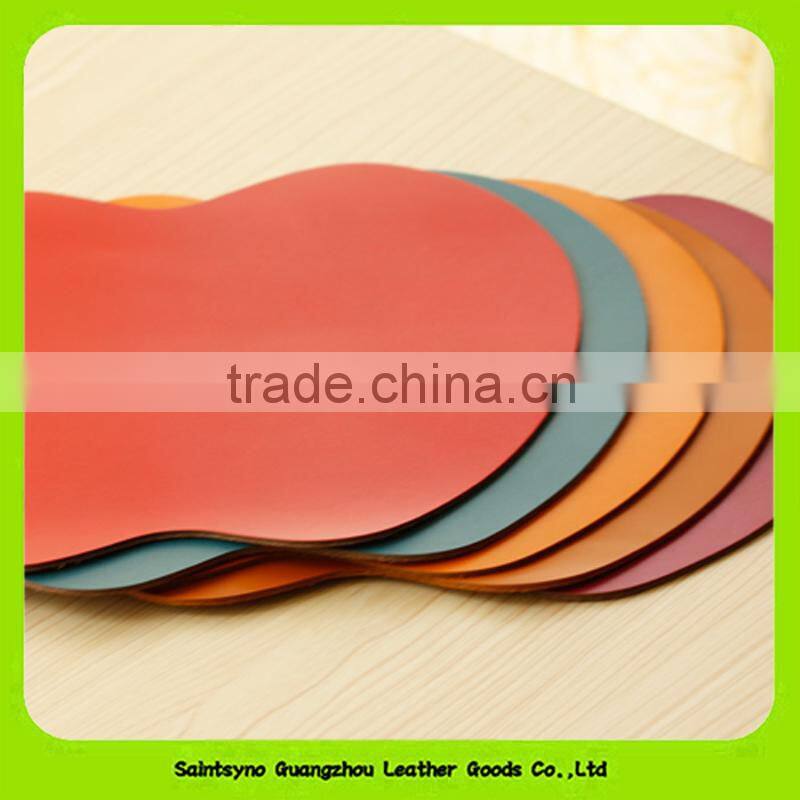 15013 Custom beautiful leather gaming mouse pad
