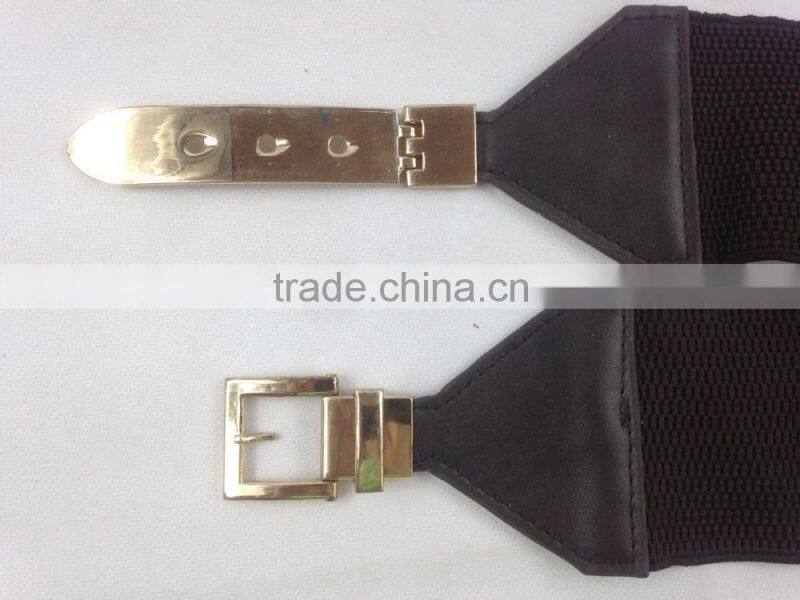 ladies wide elastic belts