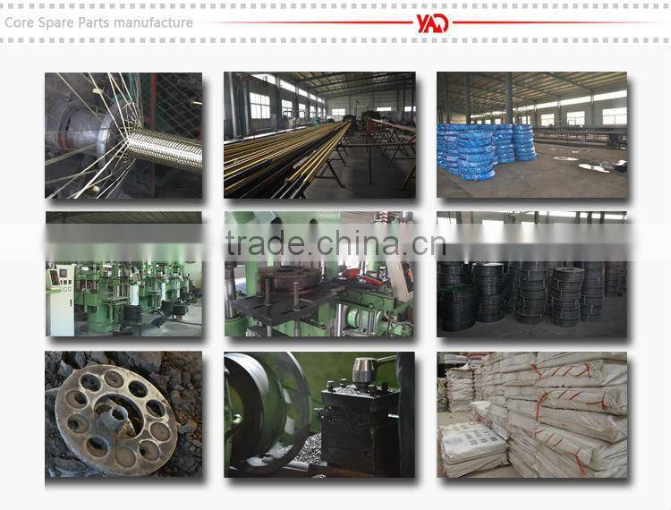 Most Competitive Advantage Hsp7 Bridge Repair Construction Rubber Wheel Gunite Spare Parts