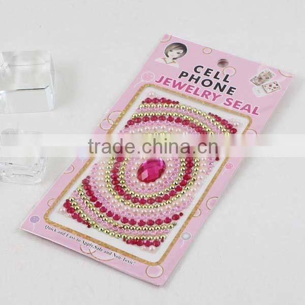 Fancy various colorful peel off acrylic sticker