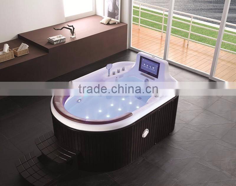Luxury Whirlpool Best Safety Glass Acrylic Massage Bathtub