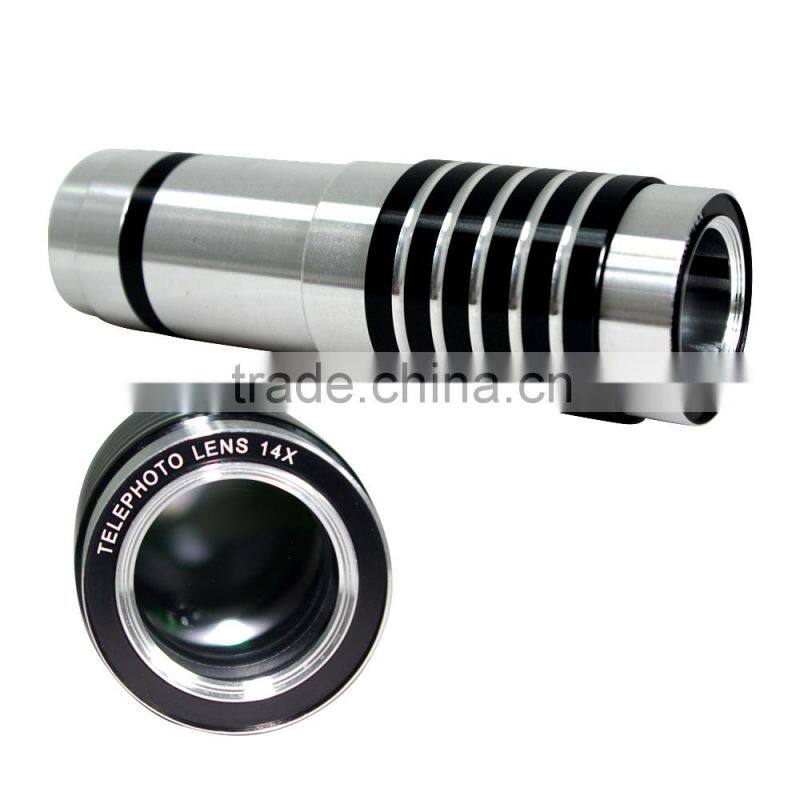 14X Universal mobile phone zoom lens, telescope phone camera lens for Samsung Galaxy S3