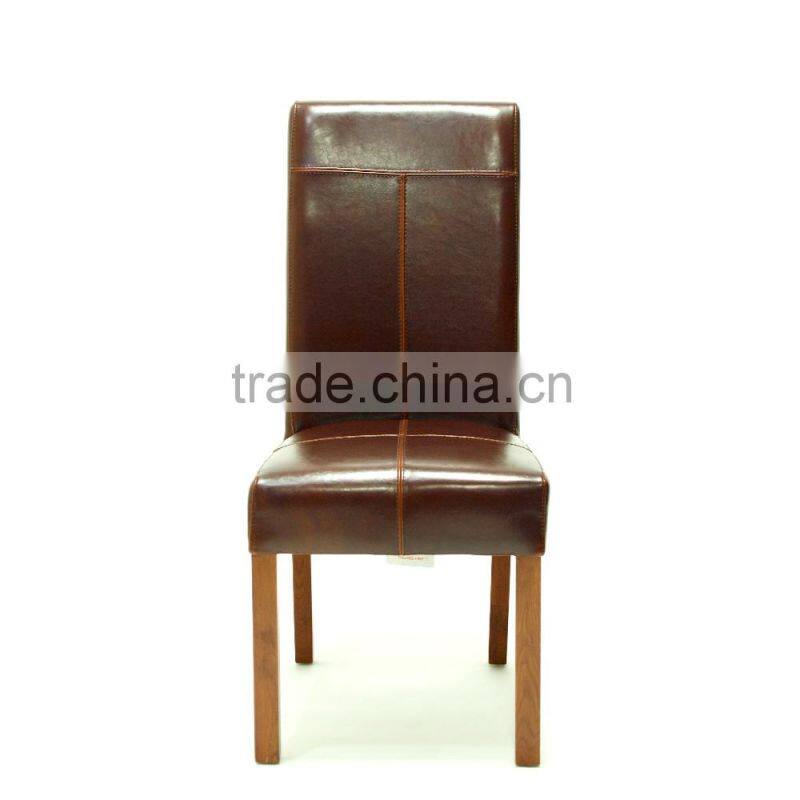 Hot selling classic square back dining oak wood modern lounge chair