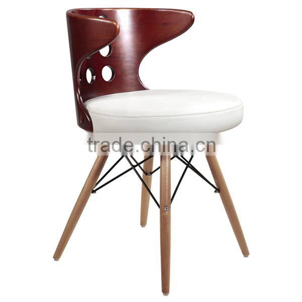 Elegant Plywood Dining Chairs with PU Cushion