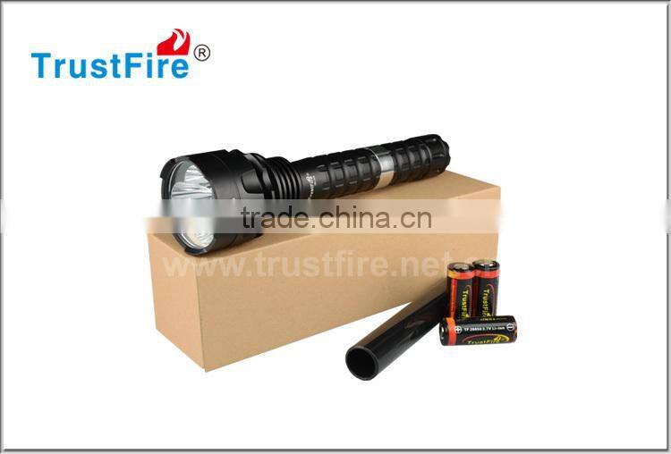 Tactical brightness lamp t6 4100LM TrustFire super waterproof flashlight led 5 modes TR-J19 led hunting flashlight