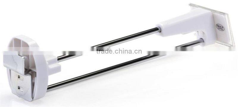 Locking Slatwall Hooks with Keys,ABS anti-theft lock