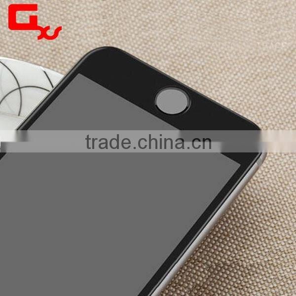 best 3D curved white and black color tempered glass screen protector for iphone 6