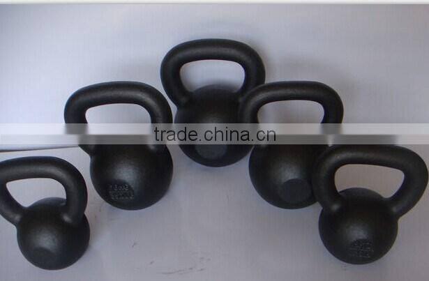 Painted cast iron kettlebell