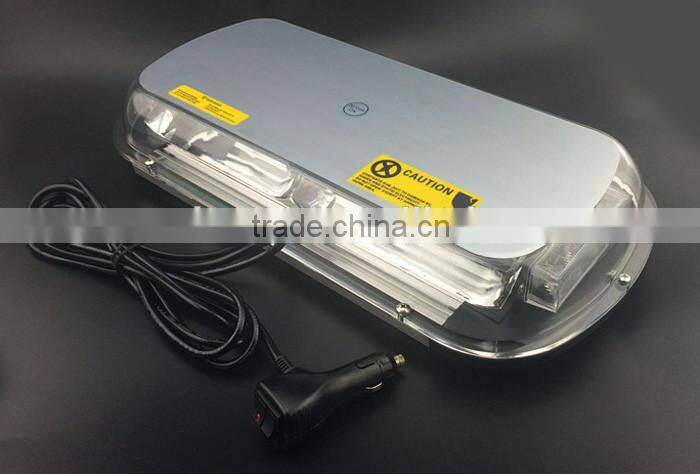 DC12V-24V 44 LED 44W Magnets Emergency Strobe Lightbar Amber/Blue ,8 Flash way LED warning Light