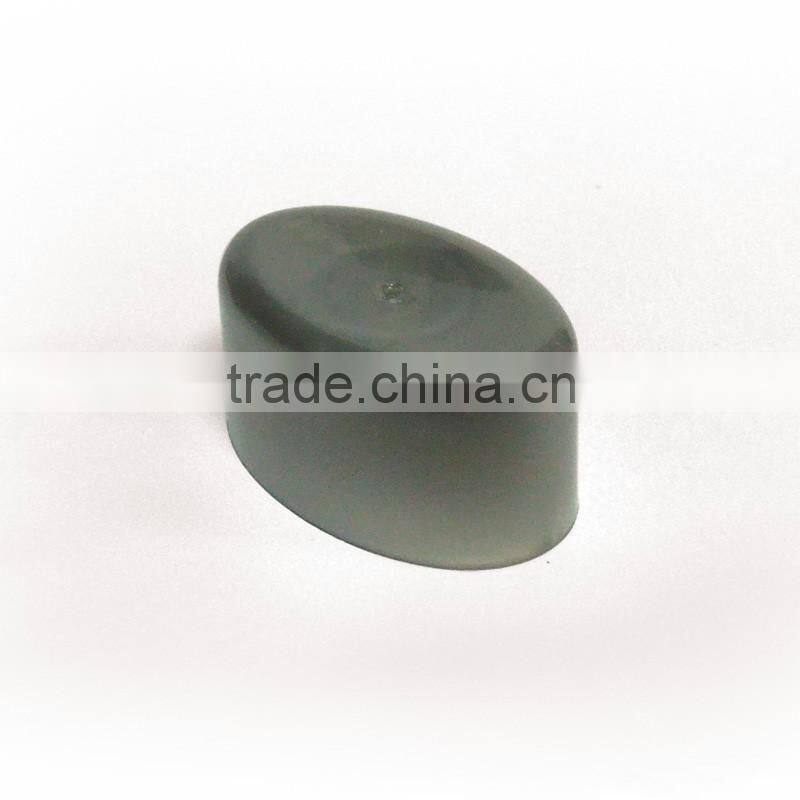 Promotional D35 shampoo aluminum tube silver grey metalization cap