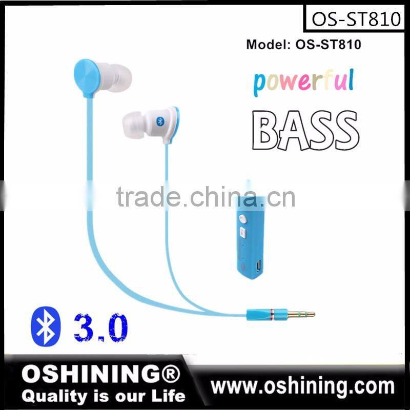 Powerful bass hot selling mini wireless bluetooth earphones with MIC