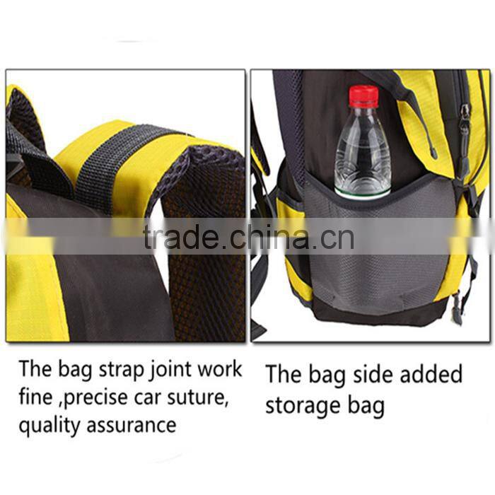 blue nylon material backpack bag sport bags for promotion