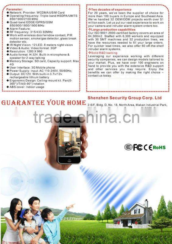 Best hidden 3G cameras for home use,support two way talk