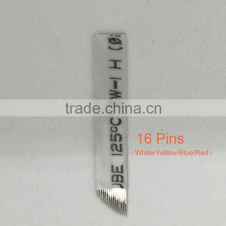 16 Pins White Cheap Price Microblading Needle