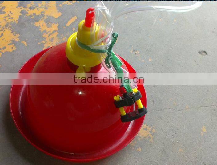 Hot Selling Red+White Chicken Chicks Hen Feeder And Liter Poultry Drinker Waterer Plastic