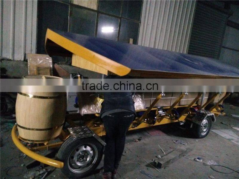 Electrical bicycle 15 person seat pedal pub beer bike