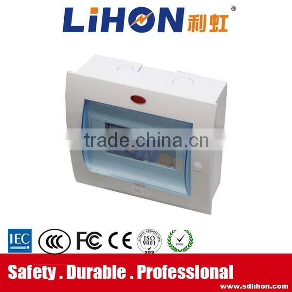 homeuse full plastic types way flush mounting distribution box